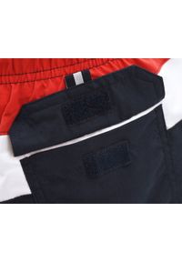 Spodenki Plażowe (Kąpielówki) - Pako Jeans - Kolorowe. Kolor: czerwony, wielokolorowy, niebieski. Materiał: poliester. Wzór: kolorowy #5