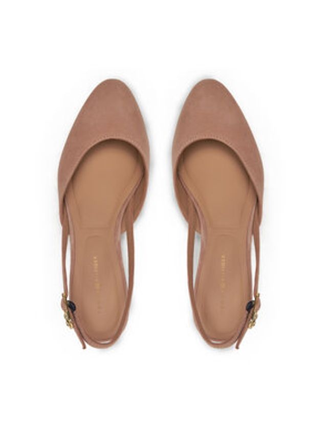 TOMMY HILFIGER - Tommy Hilfiger Czółenka FW0FW08660 Różowy. Kolor: różowy. Materiał: zamsz, skóra