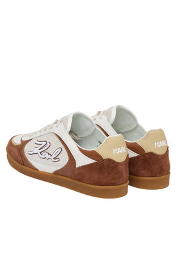 Karl Lagerfeld - KARL LAGERFELD Sneakersy Kandidate KL63816 Brązowy. Kolor: brązowy. Materiał: zamsz, skóra
