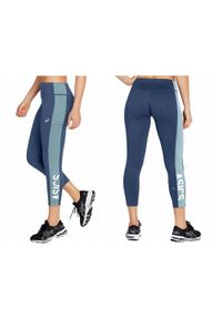 Legginsy sportowe fitness do biegania Asics Sport Logo. Kolor: niebieski. Sport: fitness