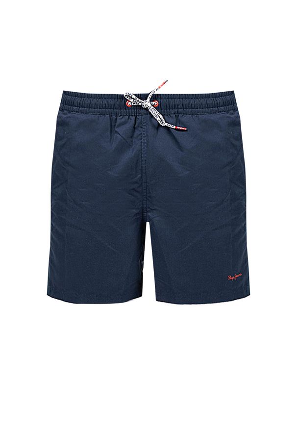 Pepe Jeans Kąpielówki "Risto D" | PMB10320 | Risto D | Mężczyzna | Czerwony, Granatowy, Fioletowy. Kolor: czerwony, wielokolorowy, niebieski, fioletowy. Materiał: poliester. Wzór: nadruk