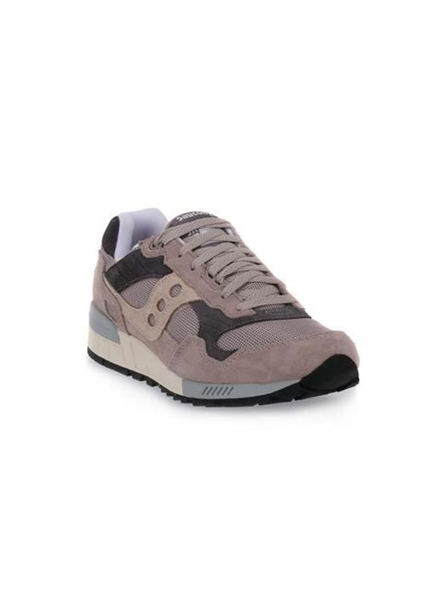 Buty do chodzenia męskie Saucony 23 Shadow 5000. Zapięcie: sznurówki. Kolor: beżowy, wielokolorowy, szary. Materiał: guma. Szerokość cholewki: normalna. Sport: turystyka piesza