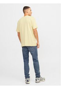 Jack & Jones - Jack&Jones T-Shirt Lafayette 12250435 Żółty Standard Fit. Kolor: żółty. Materiał: bawełna