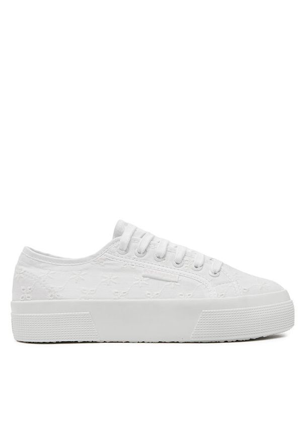 Superga Tenisówki Flower Sangallo 2740 S2148KW Biały. Kolor: biały. Materiał: materiał
