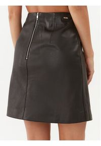 BOSS - Boss Spódnica skórzana Seminta 50495166 Czarny Regular Fit. Kolor: czarny. Materiał: skóra #5
