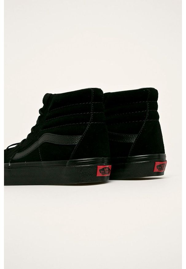 Vans - Trampki. Nosek buta: okrągły. Zapięcie: sznurówki. Kolor: czarny. Materiał: guma