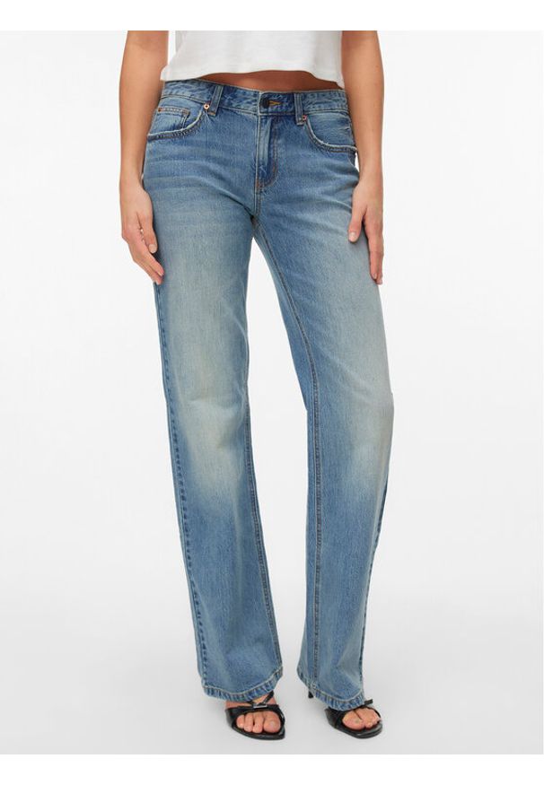 Vero Moda Jeansy Asta 10347729 Niebieski Bootcut Fit. Kolor: niebieski