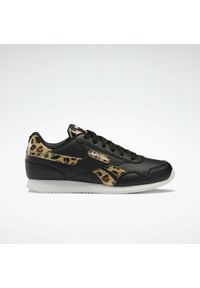 Buty do chodzenia dla dzieci Reebok Royal CL Jogger. Zapięcie: sznurówki. Kolor: czarny, biały, wielokolorowy. Materiał: guma, syntetyk, tkanina, materiał. Szerokość cholewki: normalna. Model: Reebok Royal. Sport: turystyka piesza