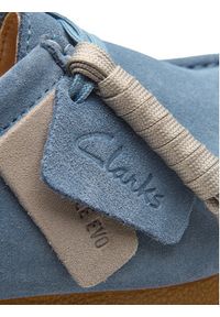 Clarks Półbuty WallabeeEVOSh 26181476 Niebieski. Kolor: niebieski. Materiał: zamsz, skóra #5