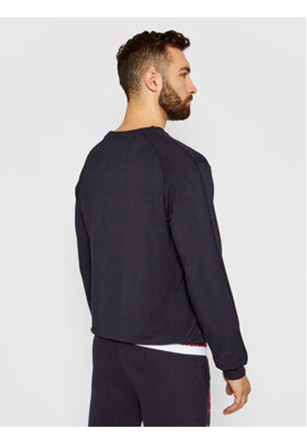 TOMMY HILFIGER - Tommy Hilfiger Bluza Track Top UM0UM01928 Granatowy Regular Fit. Kolor: niebieski