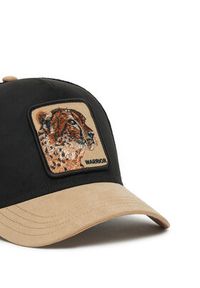 Goorin Bros Czapka z daszkiem The Suede Cheetah 101-1848-BLK Czarny. Kolor: czarny. Materiał: materiał, poliester