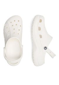 Crocs Klapki BAYA PLATFORM CLOG 208186-100 Biały. Kolor: biały. Obcas: na platformie #4