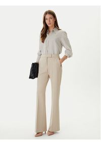 BOSS Spodnie materiałowe Talia4 50551907 Beżowy Relaxed Fit. Kolor: beżowy. Materiał: syntetyk, wiskoza #2