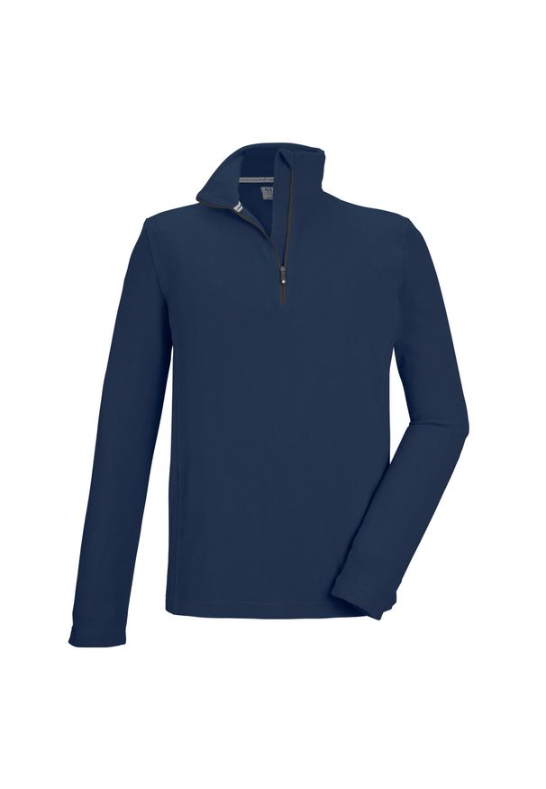Bluza męska Killtec KSW 99 MN FLC SHRT. Kolor: niebieski, zielony, wielokolorowy. Materiał: polar