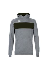 Bluza z kapturem dla dzieci Kappa Daccio. Typ kołnierza: kaptur. Kolor: czarny, szary, wielokolorowy. Materiał: materiał. Wzór: kolorowy. Sport: joga i pilates
