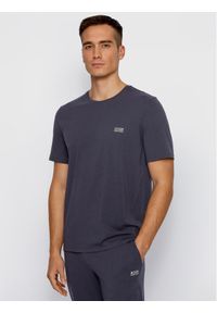 BOSS - Boss T-Shirt Mix&Match 50381904 Granatowy Regular Fit. Kolor: niebieski. Materiał: bawełna