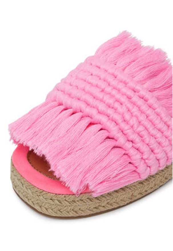 DeeZee Espadryle S855-1 Różowy. Kolor: różowy. Materiał: materiał