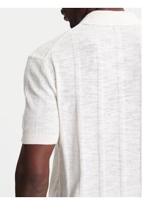 United Colors of Benetton - United Colors Of Benetton Polo 115GK301G Beżowy Regular Fit. Typ kołnierza: polo. Kolor: beżowy. Materiał: bawełna