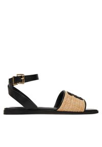 Nine West Sandały CWBFS181-03 Czarny. Kolor: czarny. Materiał: materiał, syntetyk
