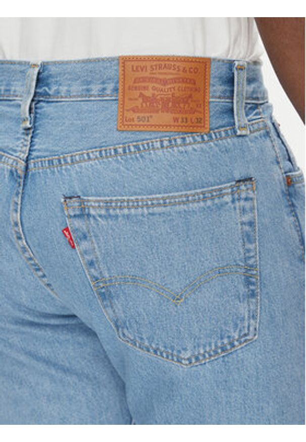 Levi's® Jeansy 501® 00501-3708 Niebieski Straight Fit. Kolor: niebieski