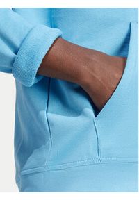 Adidas - adidas Bluza Trefoil Essentials IX7672 Błękitny Regular Fit. Kolor: niebieski. Materiał: bawełna #3