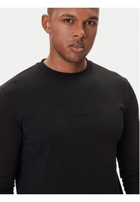 Karl Lagerfeld - KARL LAGERFELD Longsleeve 755055 554225 Czarny Regular Fit. Typ kołnierza: dekolt w karo. Kolor: czarny. Materiał: bawełna. Długość rękawa: długi rękaw #4