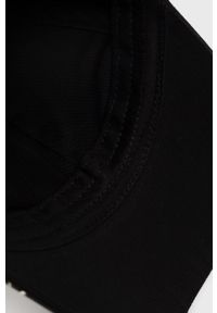 Karl Lagerfeld Czapka kolor czarny z aplikacją. Kolor: czarny. Materiał: materiał. Wzór: aplikacja #2