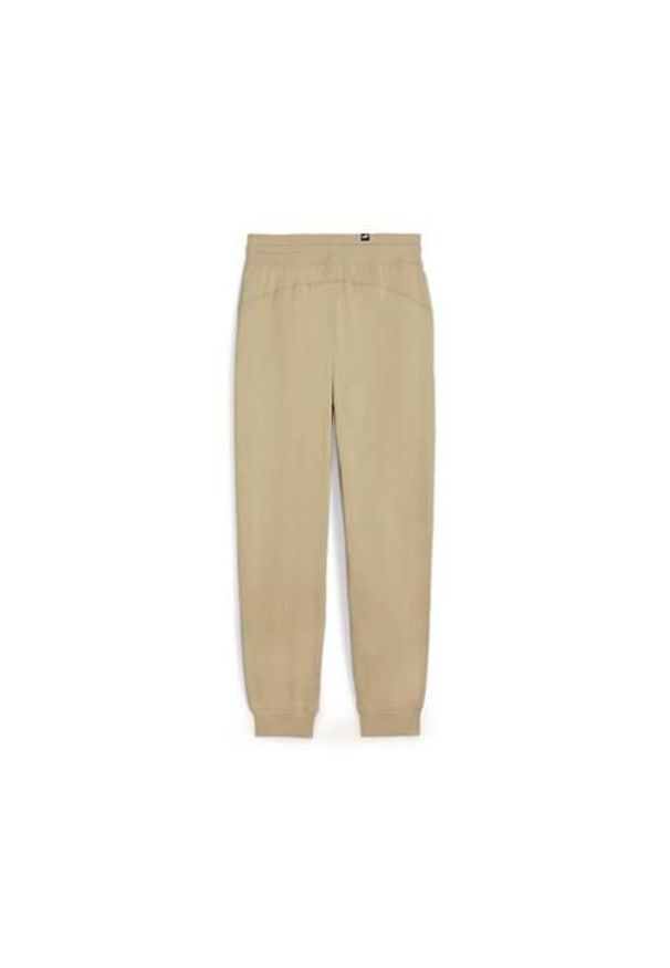 Spodnie sportowe damskie Puma 67788983. Kolor: beżowy. Materiał: dresówka