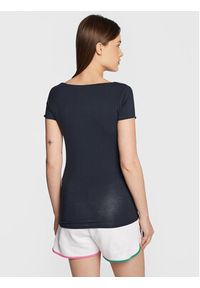 Pepe Jeans T-Shirt PL505348 Niebieski Regular Fit. Kolor: niebieski. Materiał: wiskoza #4
