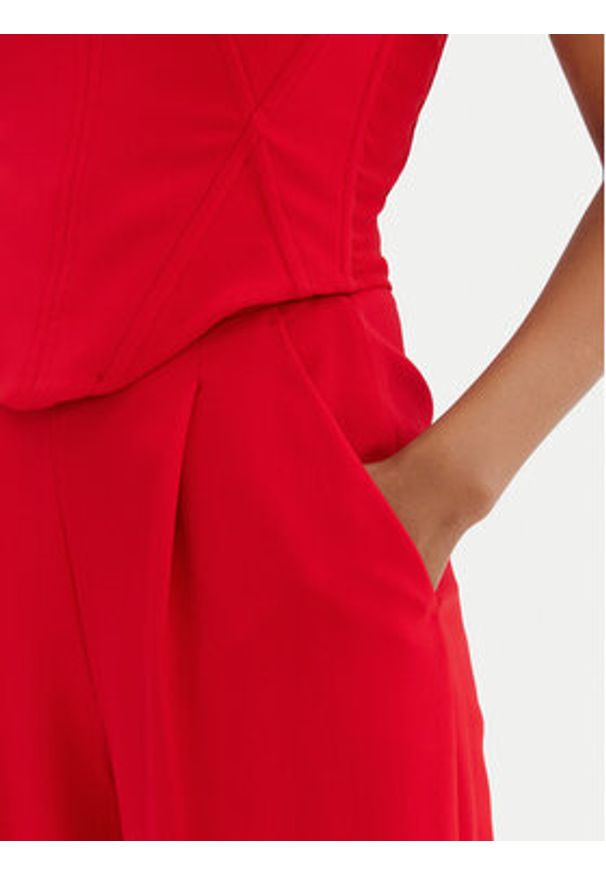 Pinko - PINKO Kombinezon Gallo 104884 A213 Czerwony Regular Fit. Kolor: czerwony. Materiał: wiskoza