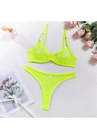 Intica - Bielizna damska ultracienka z delikatnego materiału Sandita. Kolor: zielony. Materiał: materiał #1