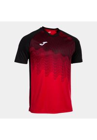 Koszulka z dekoltem w szpic Joma Tiger VI. Kolor: czerwony, wielokolorowy, czarny. Materiał: materiał. Sport: piłka nożna #1