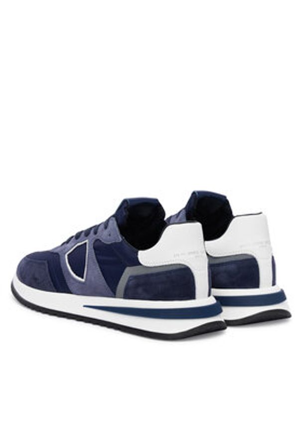 Philippe Model Sneakersy A011986 TYLU WD03 Granatowy. Kolor: niebieski. Materiał: zamsz, skóra