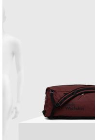 Jack Wolfskin torba kolor bordowy. Kolor: czerwony. Materiał: materiał #6