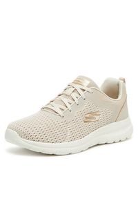 skechers - Skechers Sneakersy BOUNTIFUL 12607 NAT Beżowy. Kolor: beżowy. Materiał: materiał