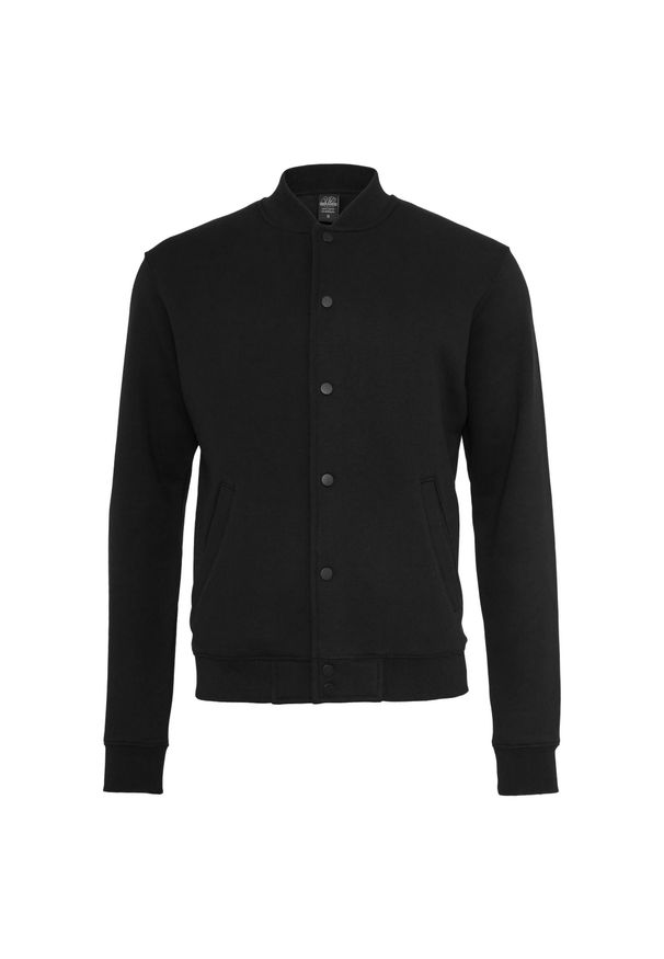 Urban Classics - Męska Dwukolorowa Bluza Dresowa College. Kolor: czarny, wielokolorowy, brązowy, zielony. Materiał: dresówka. Sport: turystyka piesza