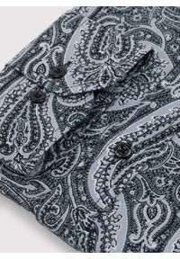 Pako Lorente - PAKO LORENTE – Męska czarna koszula we wzór paisley. Kolor: czarny. Materiał: bawełna. Wzór: paisley #4