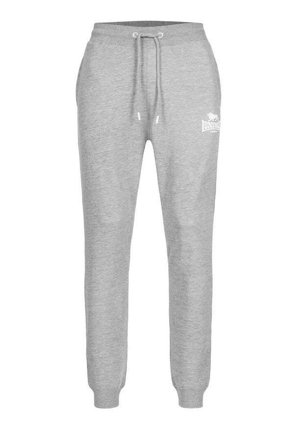 Spodnie do biegania Lonsdale Pilsdon. Okazja: na co dzień. Kolor: szary. Materiał: dresówka. Styl: casual, elegancki