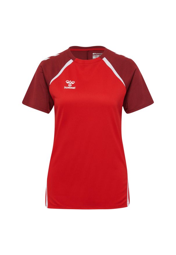 Damski jersey Hummel Lead 2.0. Kolor: wielokolorowy, czerwony, różowy, brązowy. Materiał: jersey. Sport: koszykówka