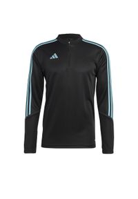 Adidas - Bluza męska adidas Tiro 23 Club Training Top. Kolor: czarny, niebieski, wielokolorowy. Materiał: materiał. Sport: piłka nożna