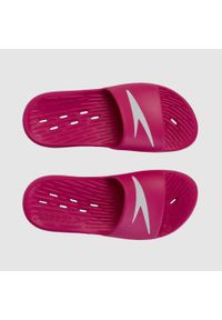 Klapki basenowe damskie Speedo Slide. Kolor: czerwony, różowy, wielokolorowy, biały. Styl: sportowy