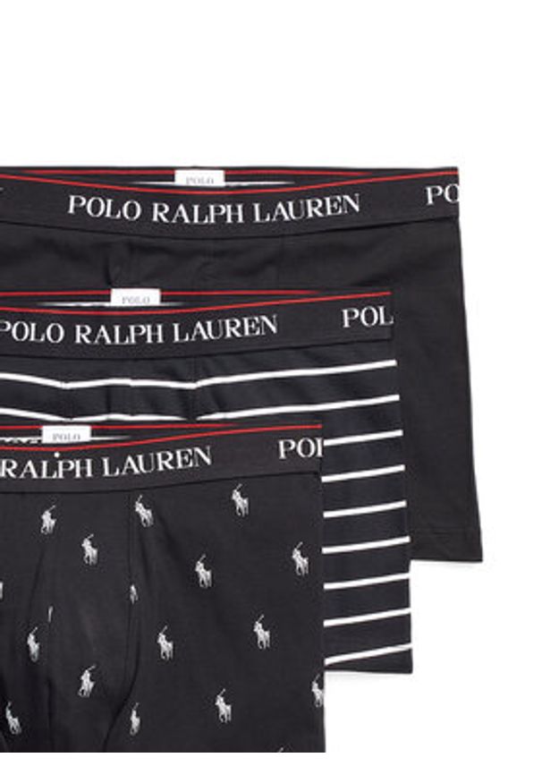 Polo Ralph Lauren Komplet 3 par bokserek 714830299009 Czarny. Kolor: czarny. Materiał: bawełna