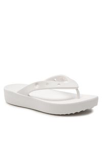 Crocs Japonki Classic Platform Flip W 207714 Biały. Kolor: biały. Obcas: na platformie #4