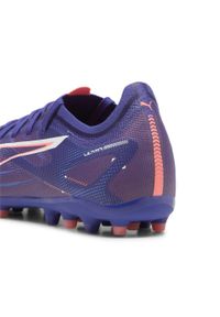 Puma - Buty piłkarskie ULTRA 5 MATCH MG PUMA Lapis Lazuli White Sunset Glow Blue Pink. Kolor: wielokolorowy, biały, różowy. Sport: piłka nożna