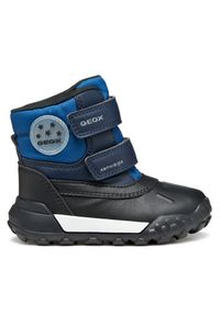 Śniegowce Geox. Kolor: niebieski