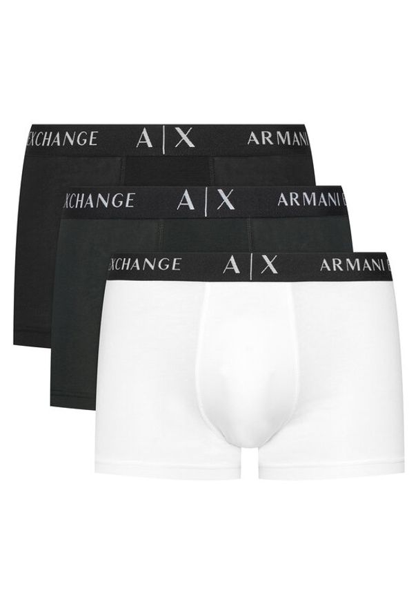 Armani Exchange Komplet 3 par bokserek XM000871 AF13682 M7035 Biały. Kolor: biały. Materiał: bawełna