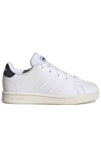 Adidas - Buty adidas Advantage Lifestyle Court Lace GW6487 - białe. Zapięcie: pasek. Kolor: biały. Materiał: materiał, syntetyk, skóra, guma. Szerokość cholewki: normalna. Wzór: paski. Model: Adidas Advantage #1
