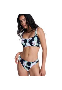 Roxy - Majtki bikini o średnim kryciu dla Kobiety PRINTED ESSENTIALS Czarny. Kolor: czarny. Materiał: poliester, elastan, tkanina #1