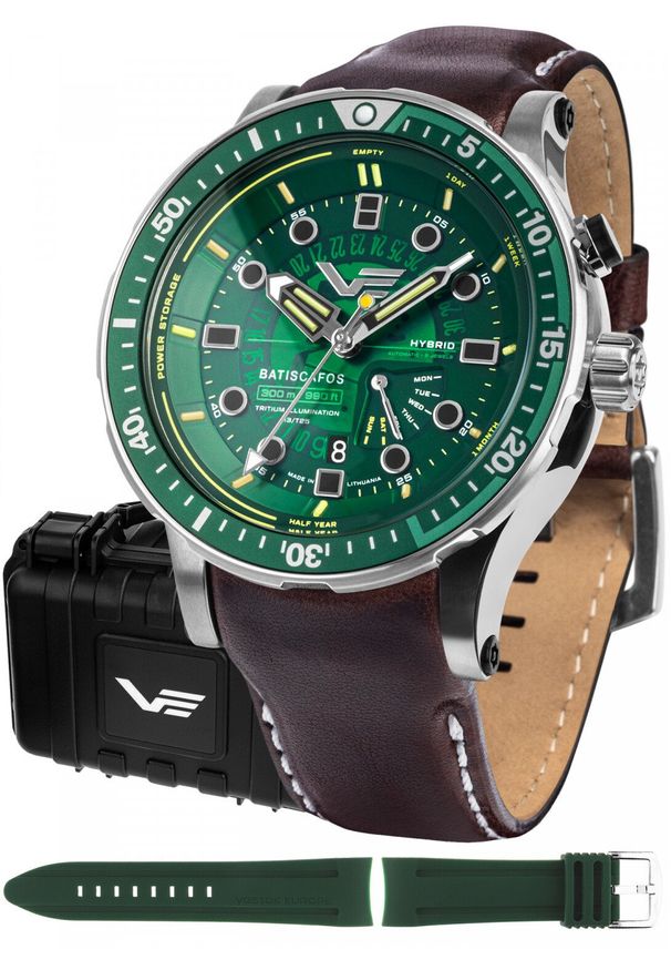Zegarek Vostok Europe Zegarek męski Vostok Europe PX84-511A770 czarny. Kolor: czarny