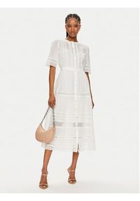 GAP - Gap Sukienka letnia 880287-02 Biały Regular Fit. Kolor: biały. Materiał: bawełna. Sezon: lato #2